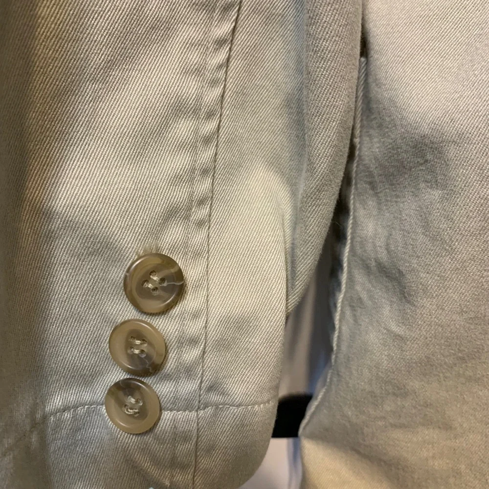 Alexander Lloyd Menswear Blazer 54R Khaki Tan Cotton Twill Chore Jacket 3-Button